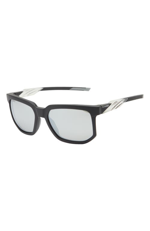 Philipp Plein 56mm Sport Square Sunglasses In Black Black Smoke