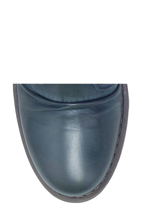 Miz Mooz Louise Block Heel Bootie In Blue