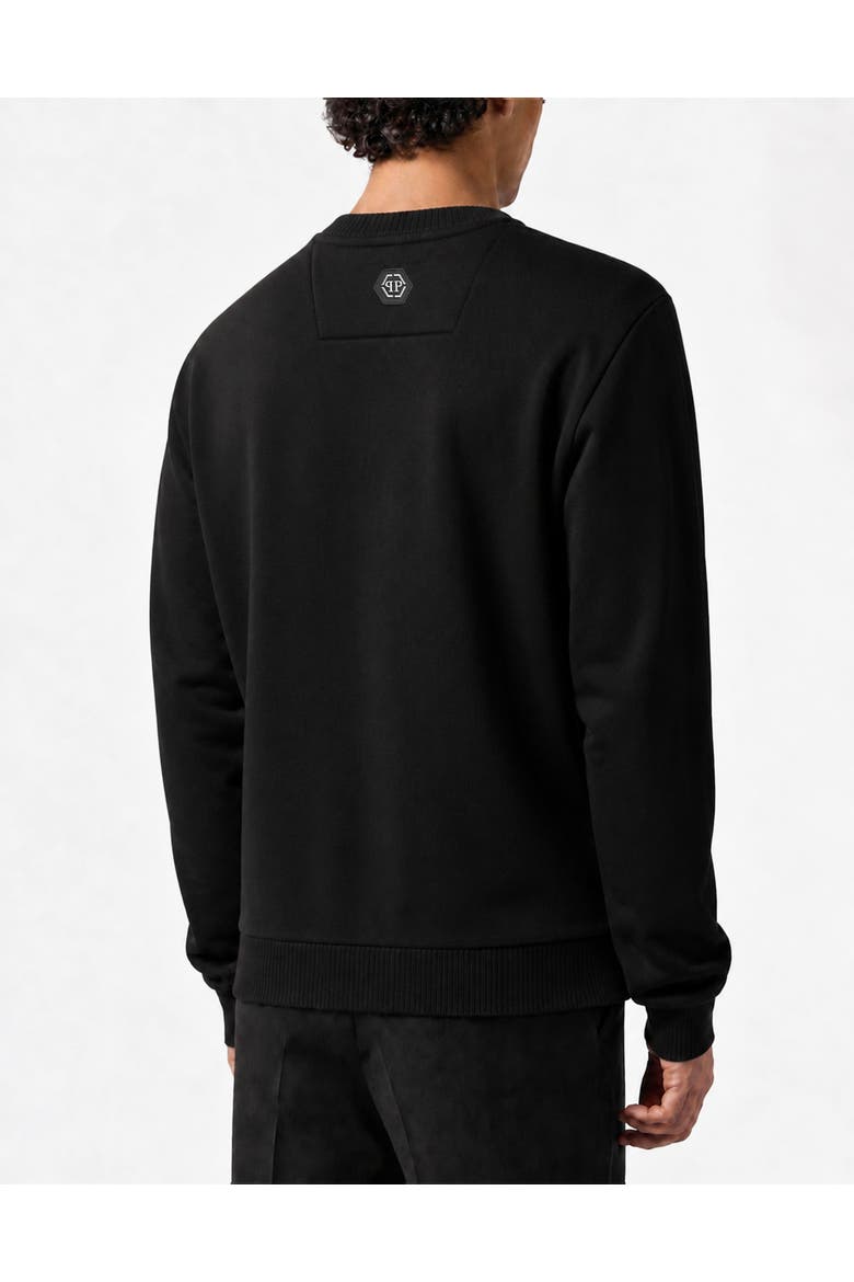 Fleece Round Neck Sweatshirt Greatness Men, Alternate, color, black