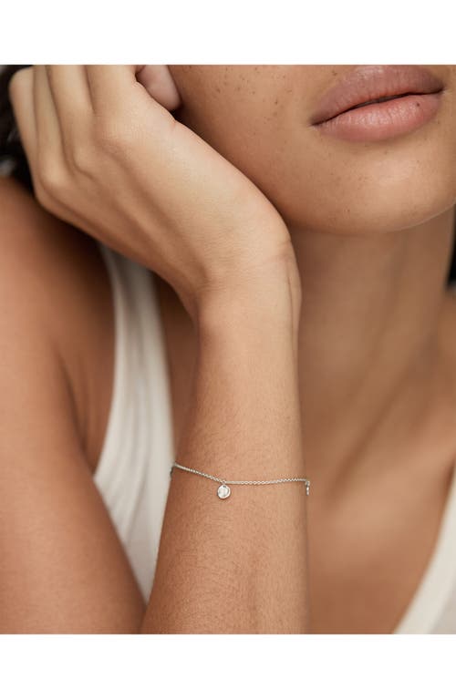 Monica Vinader Siren Muse Hammered Disc Station Bracelet