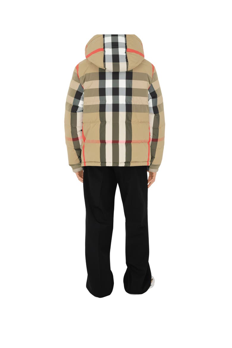 Burberry Reversible Check Nylon Puffer Jacket (Men) | Nordstrom
