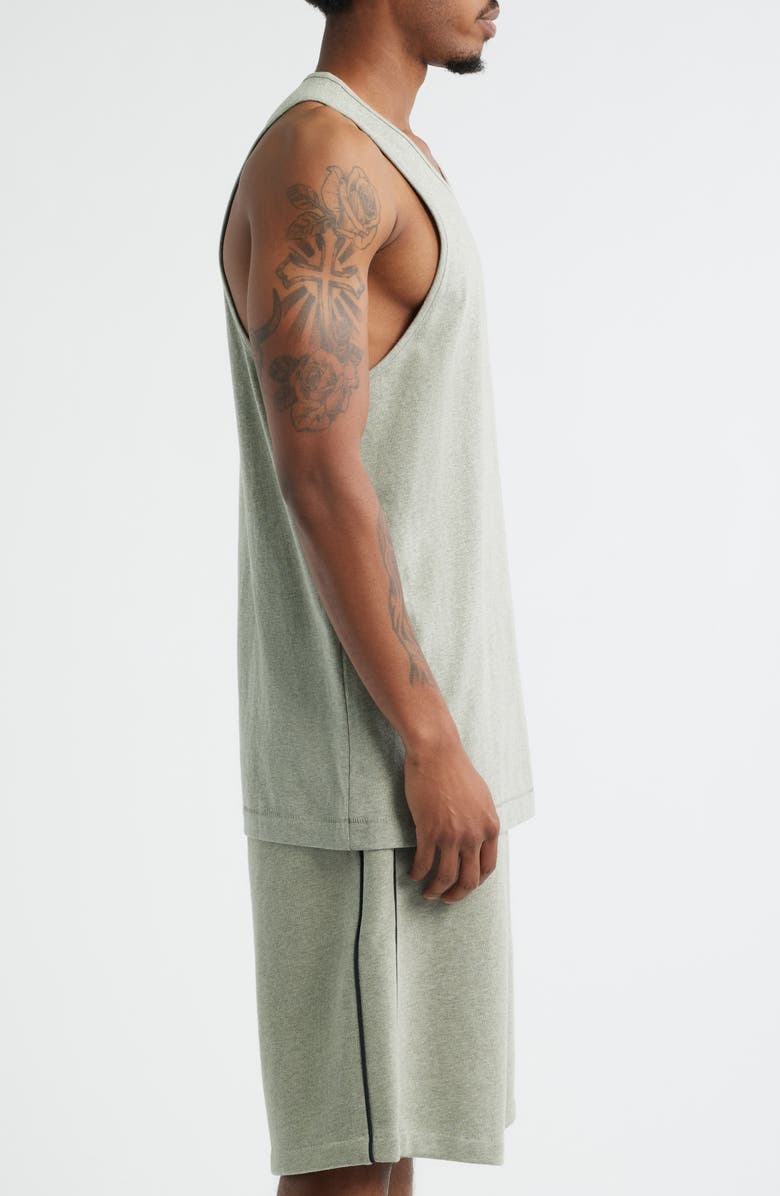 Fear of God Essentials Vintage Fit Logo Tank, Alternate, color, Concrete Heather