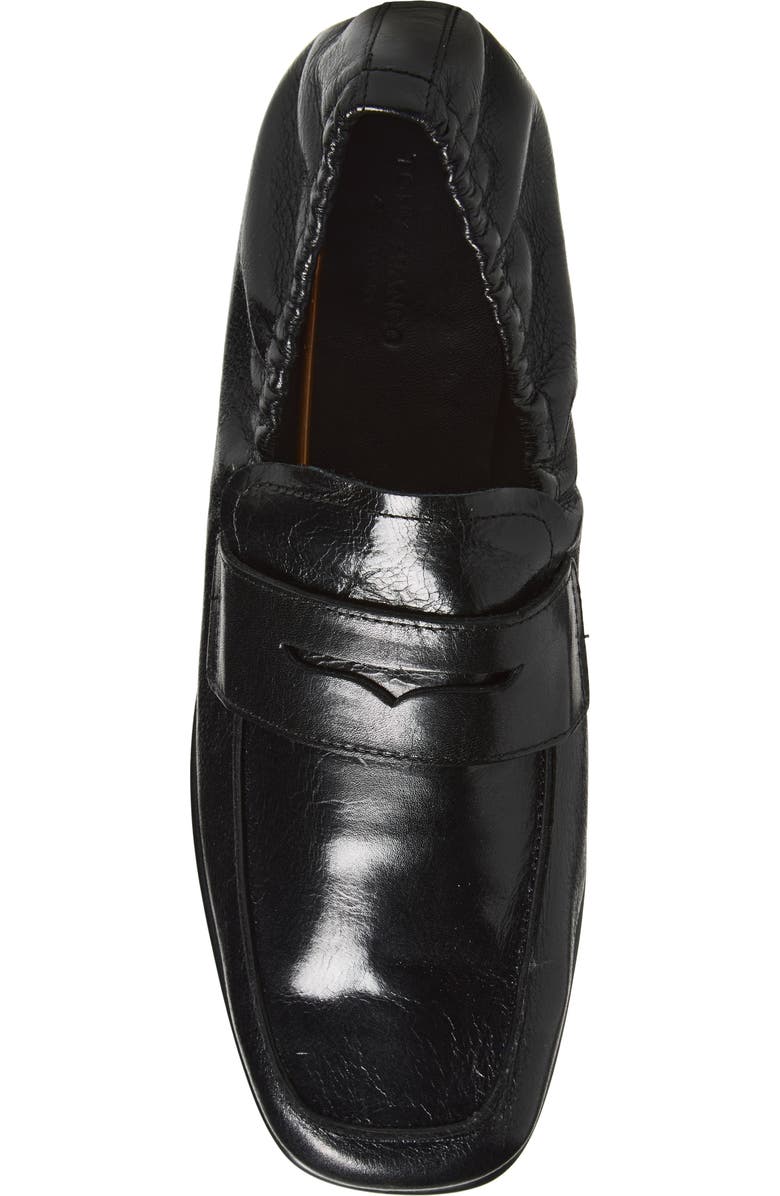 Tony Bianco Gloria Penny Loafer, Alternate, color, Black Vintage