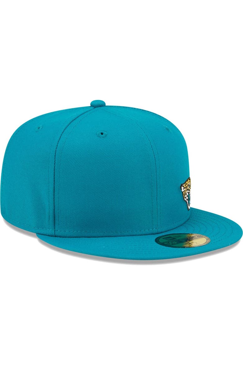 Men's New Era Teal Jacksonville Jaguars  Flawless 59FIFTY Fitted Hat, Alternate, color, Teal