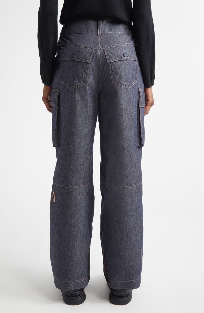 Moncler Grenoble Cargo Ski Trousers, Alternate, color, Blue