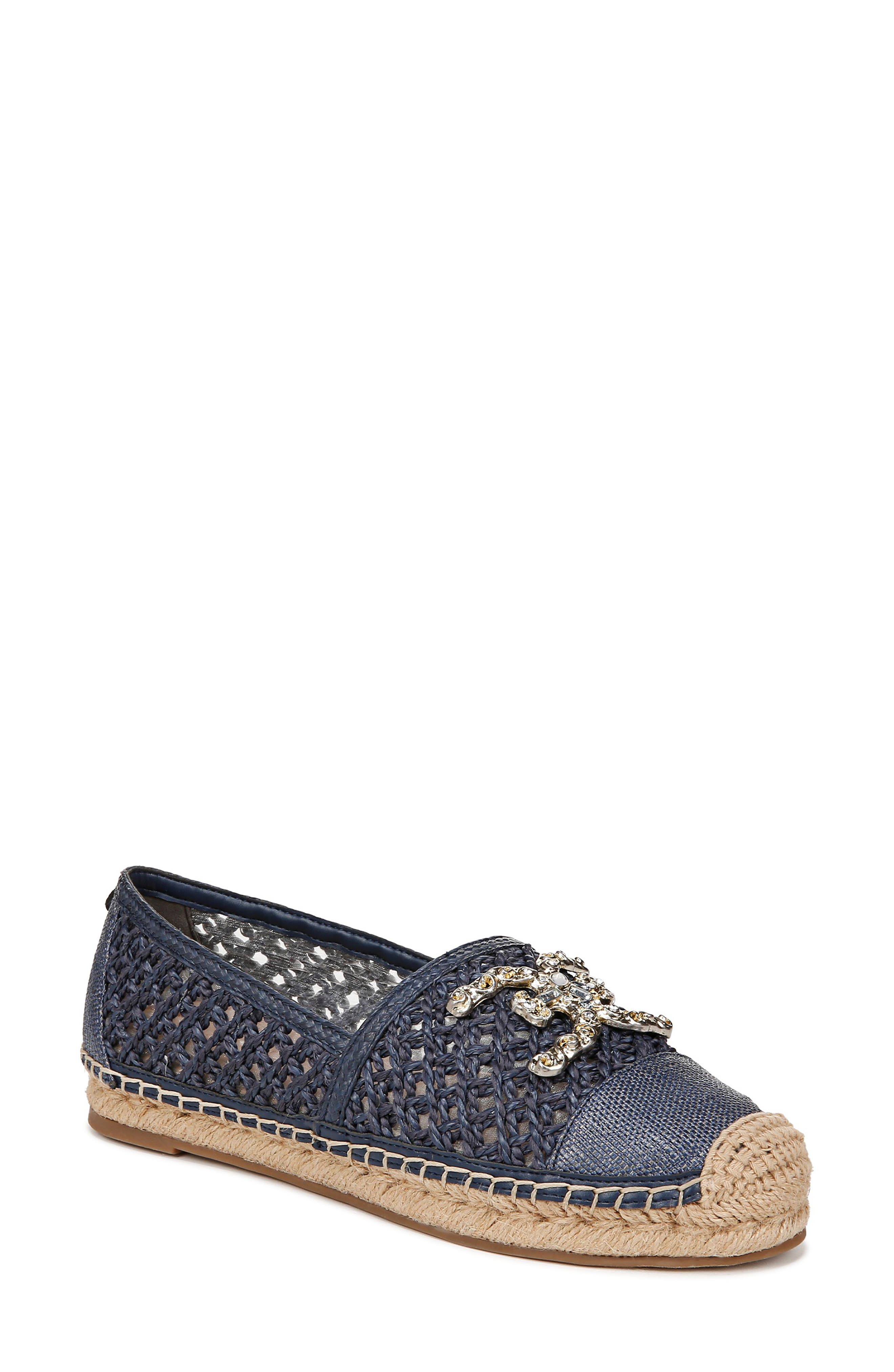 Khiara Espadrille Flat, Main, color, HUDSON BLUE