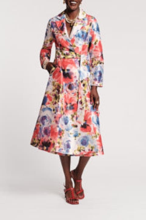 Lucille Wrap Dress Super Bloom