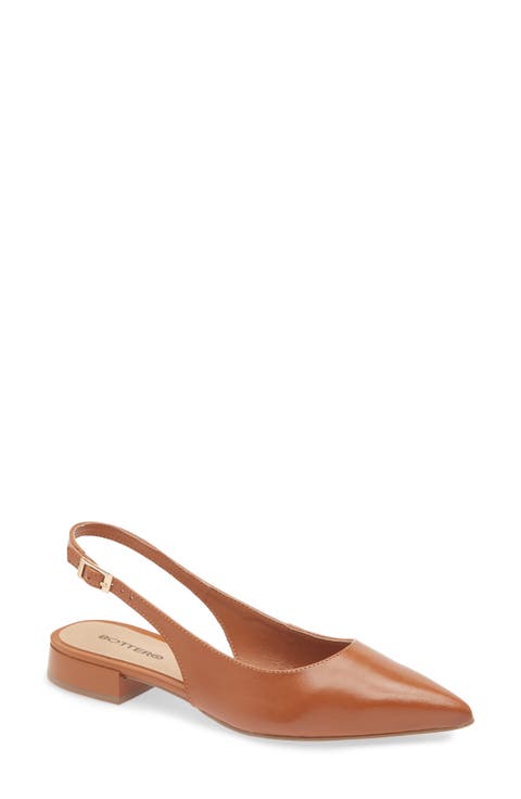 Alessandra Slingback Pointed Toe Flat (Women)