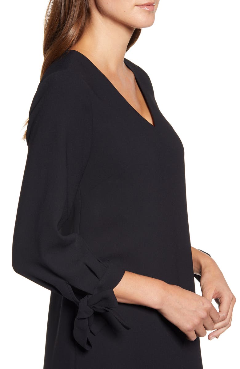 CeCe Tie Sleeve A-Line Dress, Alternate, color, 