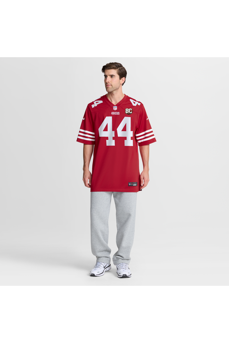 Men's Nike Kyle Juszczyk Scarlet San Francisco 49ers 80th Anniversary Game Jersey, Alternate, color, Scarlet