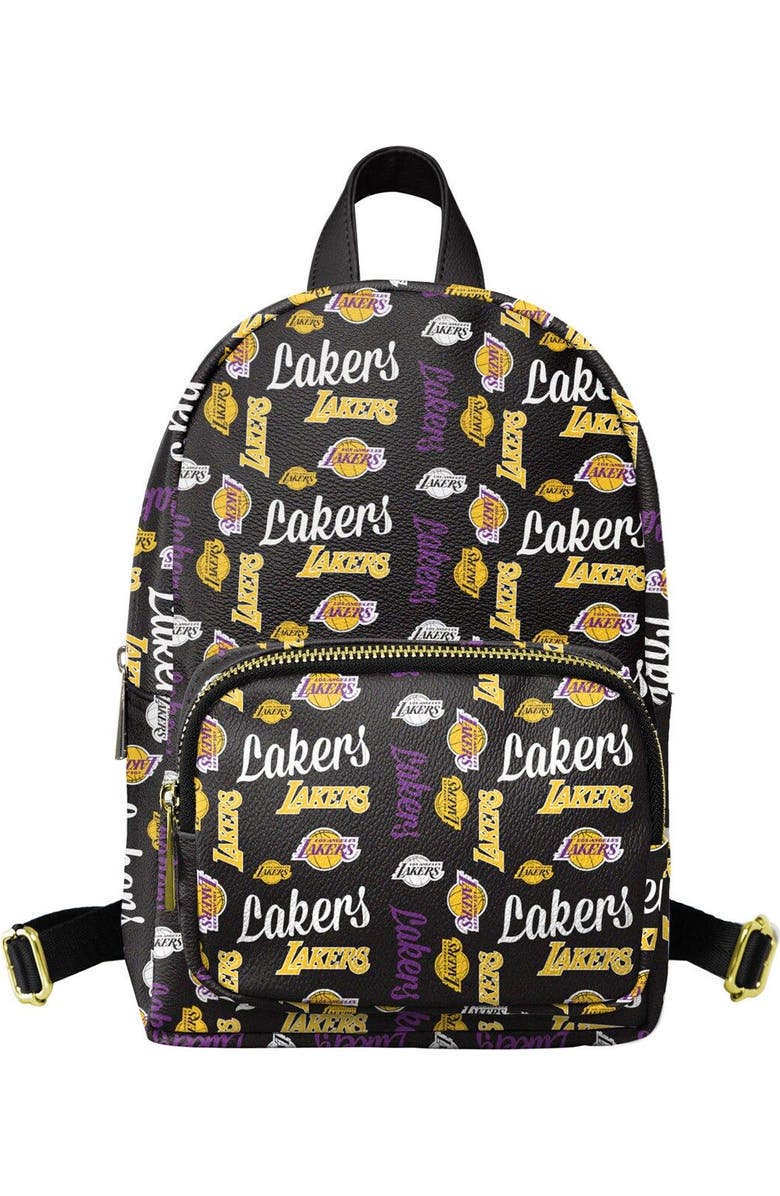 FOCO Youth FOCO Black Los Angeles Lakers Repeat Brooklyn Mini Backpack, Main, color, Black
