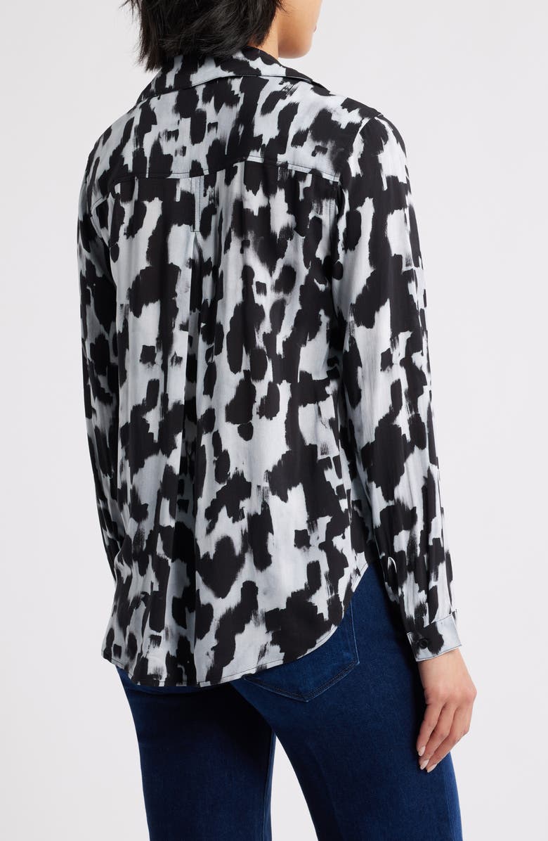 Cloth & Stone Classic Button-Up Shirt, Alternate, color, Winter Grey Lights