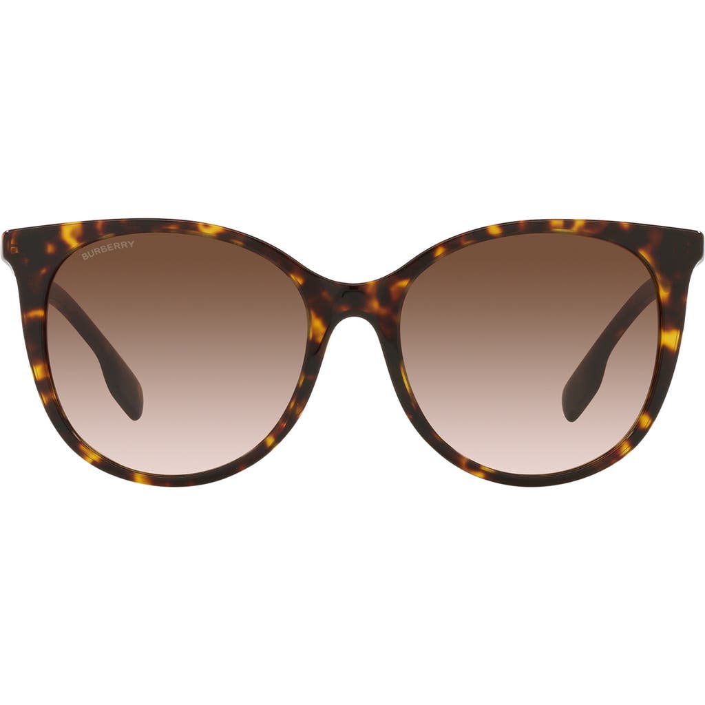 Burberry Alice Brown Gradient Cat Eye Ladies Sunglasses Be4333 300213 55 In Brown