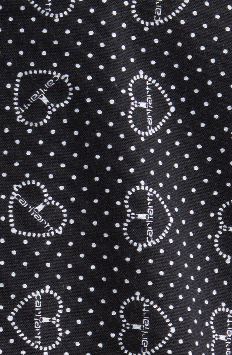 Carhartt Work In Progress Furoshiki Camp Shirt, Alternate, color, Furoshiki Print Black