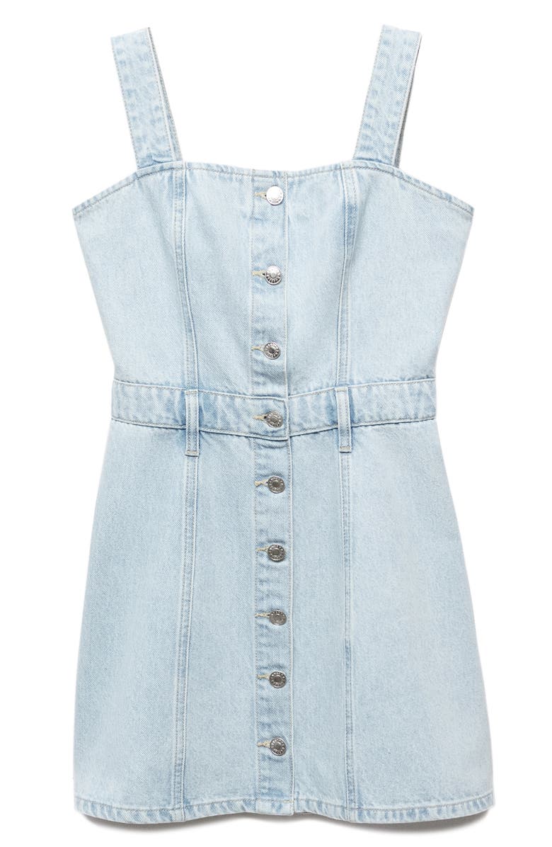 MANGO Denim Minidress, Alternate, color,
