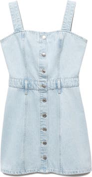 MANGO Denim Minidress