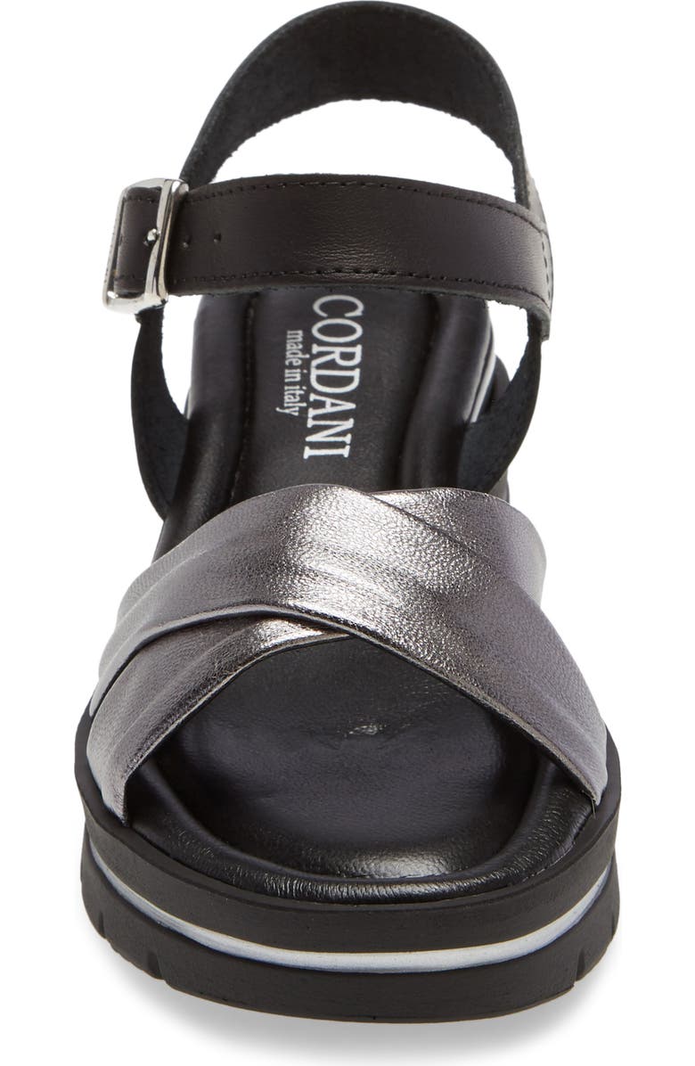 Cordani Alma Platform Wedge Sandal, Alternate, color,