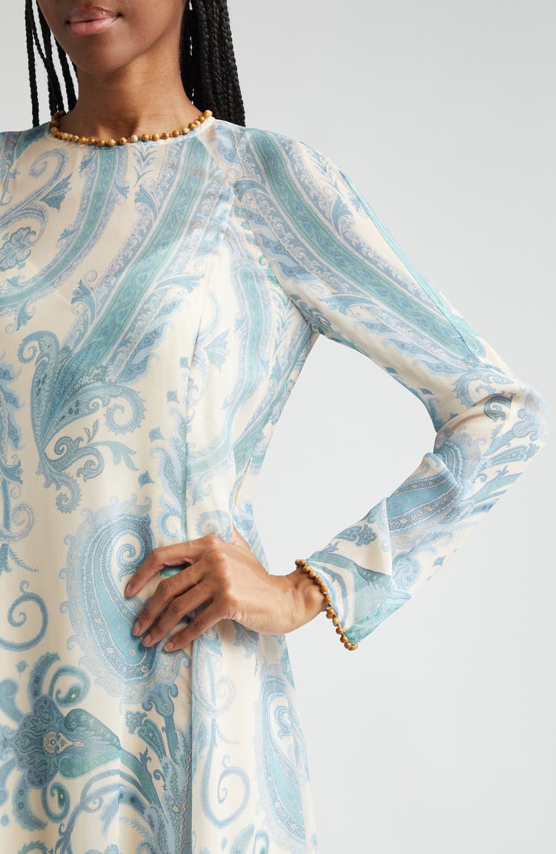 Zimmermann Paisley Long Sleeve Maxi Dress, Alternate, color, 