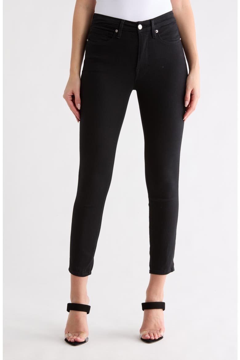 Good Legs Crop Skinny Jeans, Main, color, BLACK001