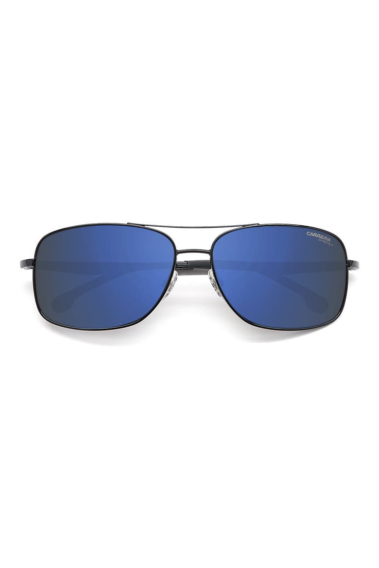 60mm Navigator Sunglasses, Main, color, BLACK