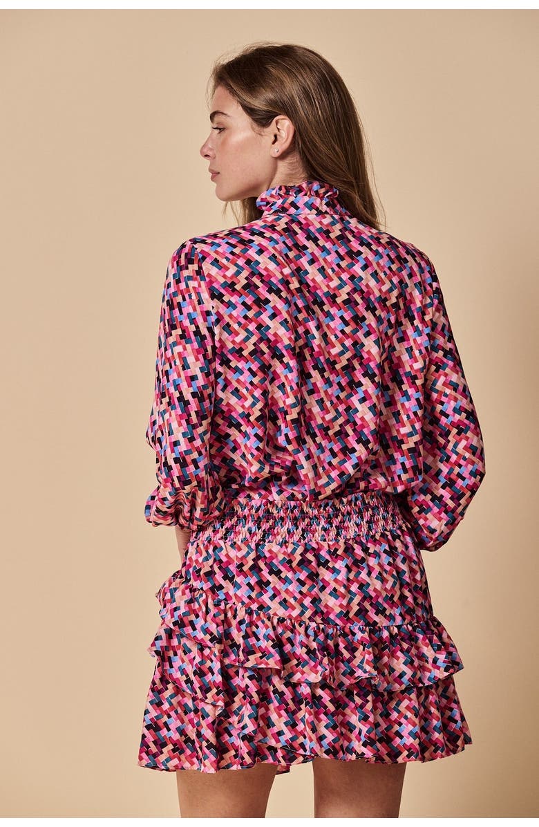 The Shirt by Rochelle Behrens The Mini Skirt, Alternate, color, Magenta Mix