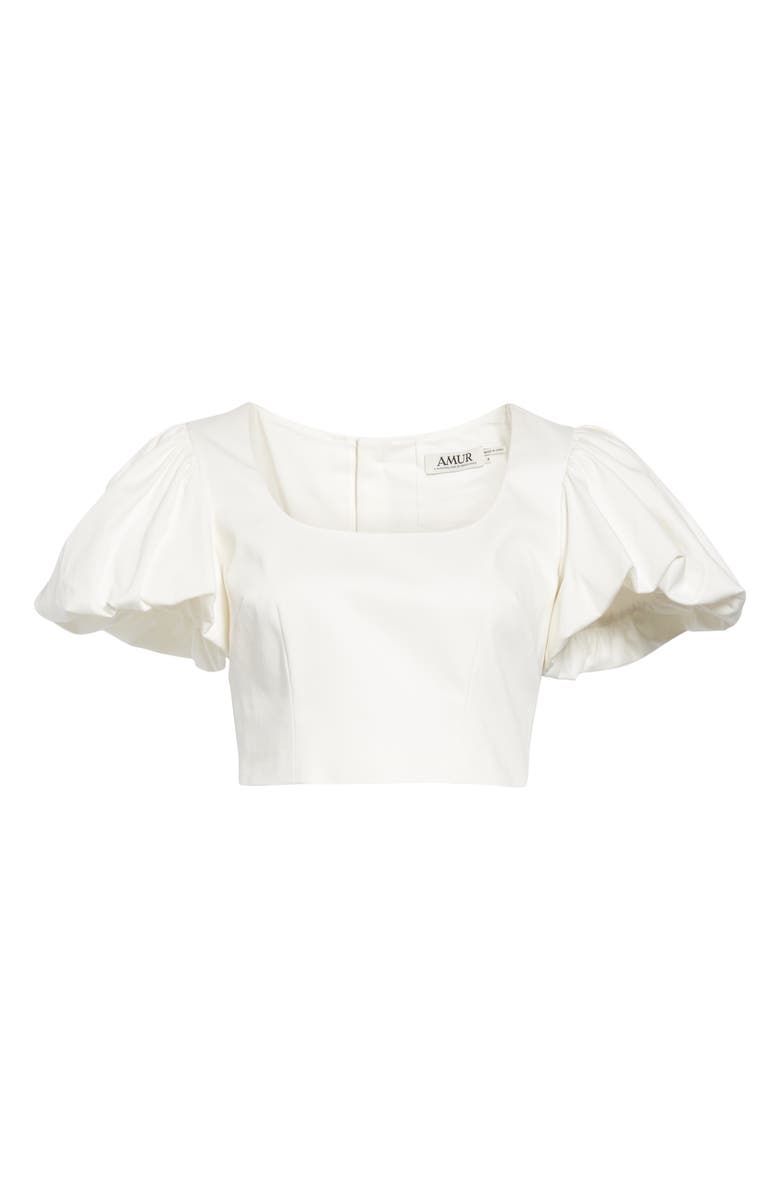 AMUR Jacey Stretch Organic Cotton Crop Top, Alternate, color,