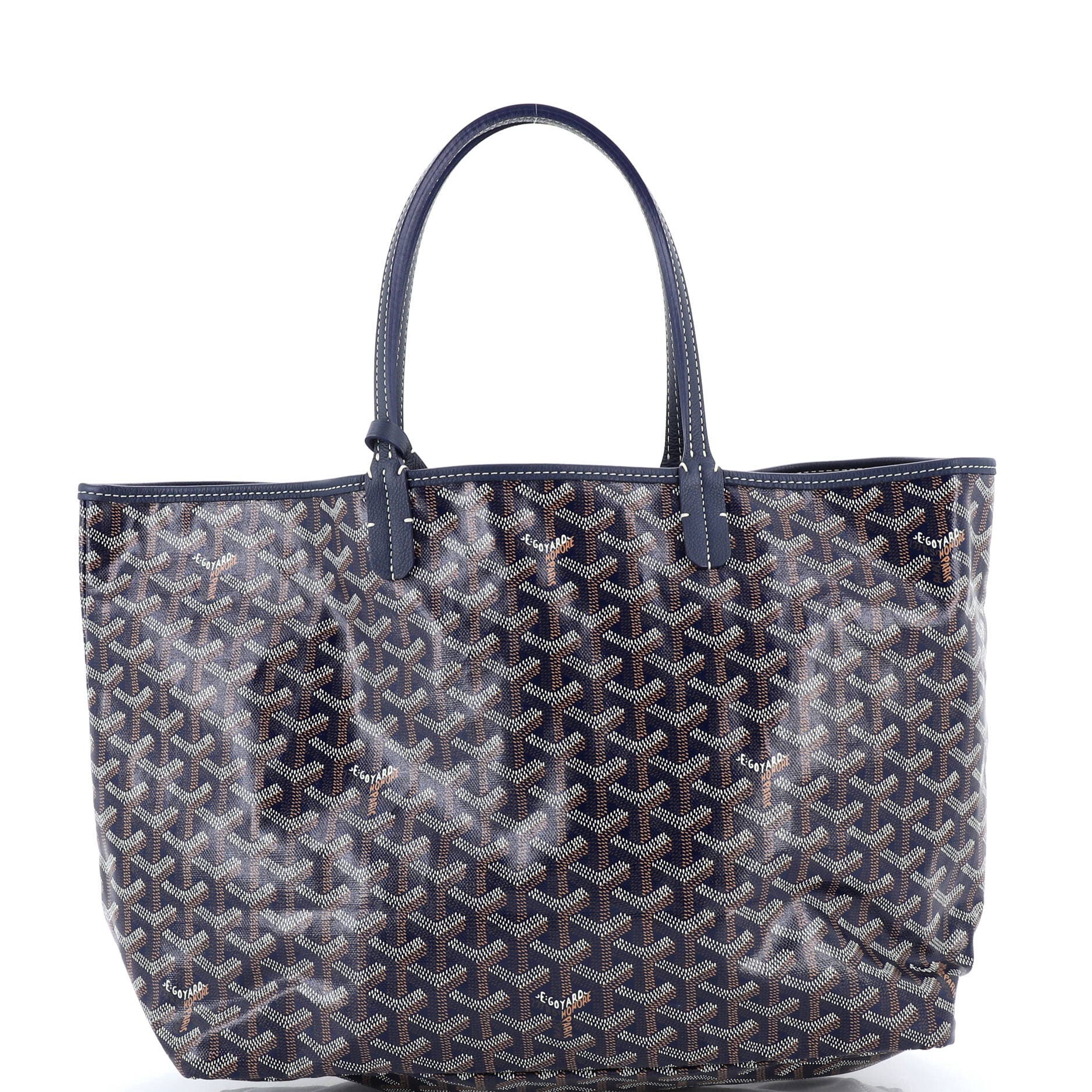 Pre-Owned Goyard Saint Louis Tote Coated Canvas PM, Main, color, 