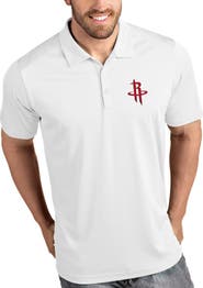ANTIGUA Men's Antigua White Houston Rockets Tribute Polo