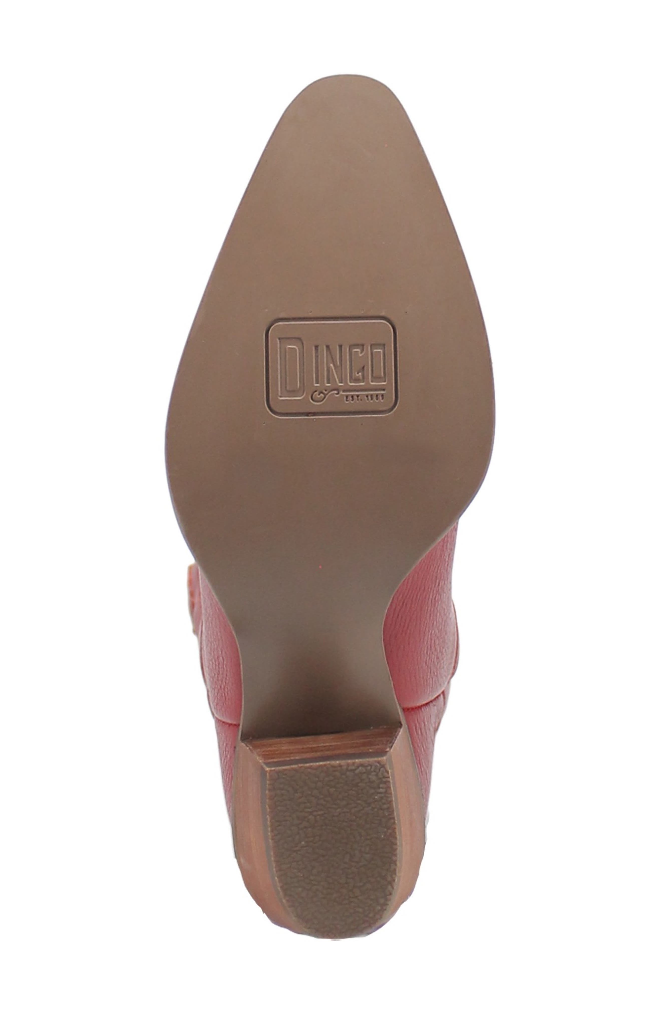 Knee High Western Boot, Alternate, color, RED