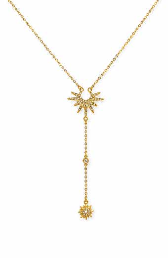 Sunburst Drop Necklace