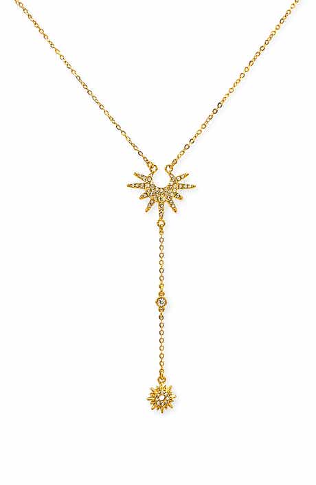 Sunburst Drop Necklace