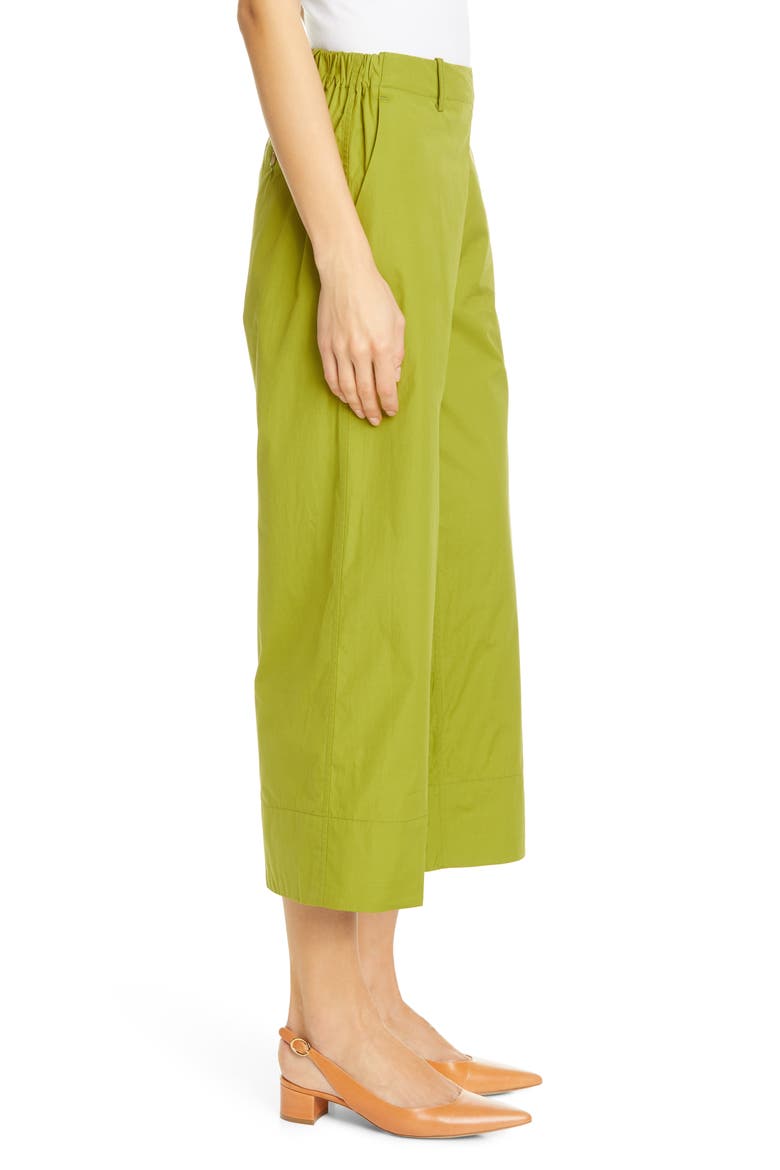 Poplin Pull-On Pants, Alternate, color, GRASS