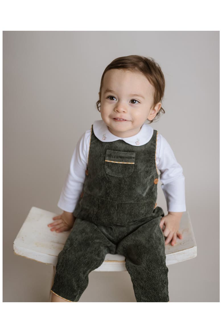 Acorn Long Sleeve Bodysuit, Alternate, color, White
