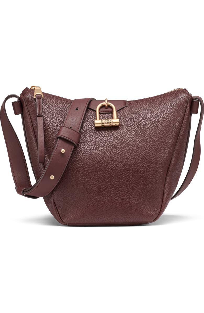 DKNY Karlie Crossbody, Main, color, Aged Wine