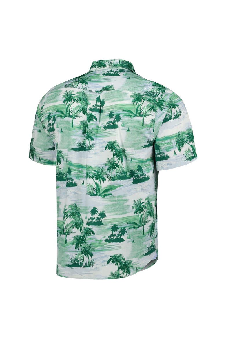Men's Tommy Bahama Green Michigan State Spartans Tropical Horizons Button-Up Shirt, Alternate, color, Green