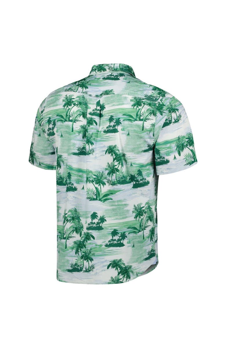 Tommy Bahama Men's Tommy Bahama Green Michigan State Spartans Tropical Horizons Button-Up Shirt, Alternate, color,