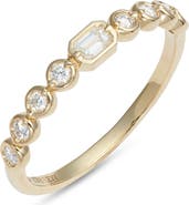 Bony Levy Monaco Mixed Diamond Stackable Ring