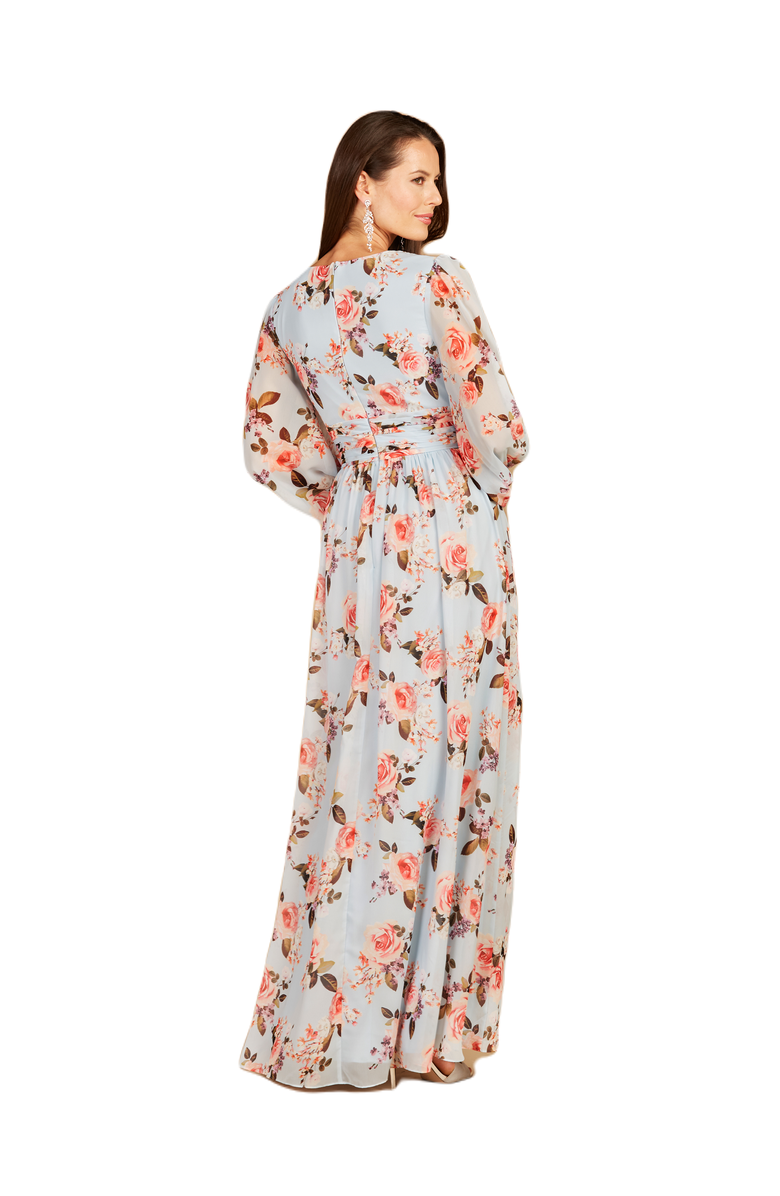 LARA New York Long Sleeve Print Dress, Alternate, color, 