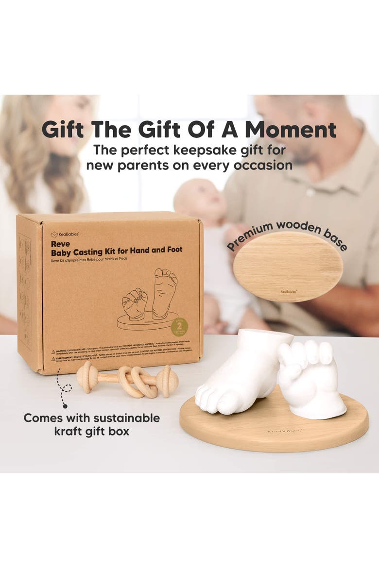 Reve Oval Baby Casting Kit for Hand and Foot, Alternate, color, Ash Wood, Oval