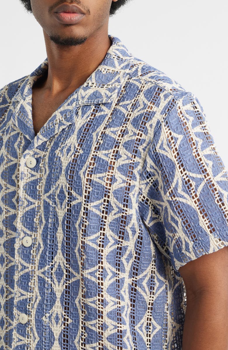 OAS Arko Camp Shirt, Alternate, color, Blue