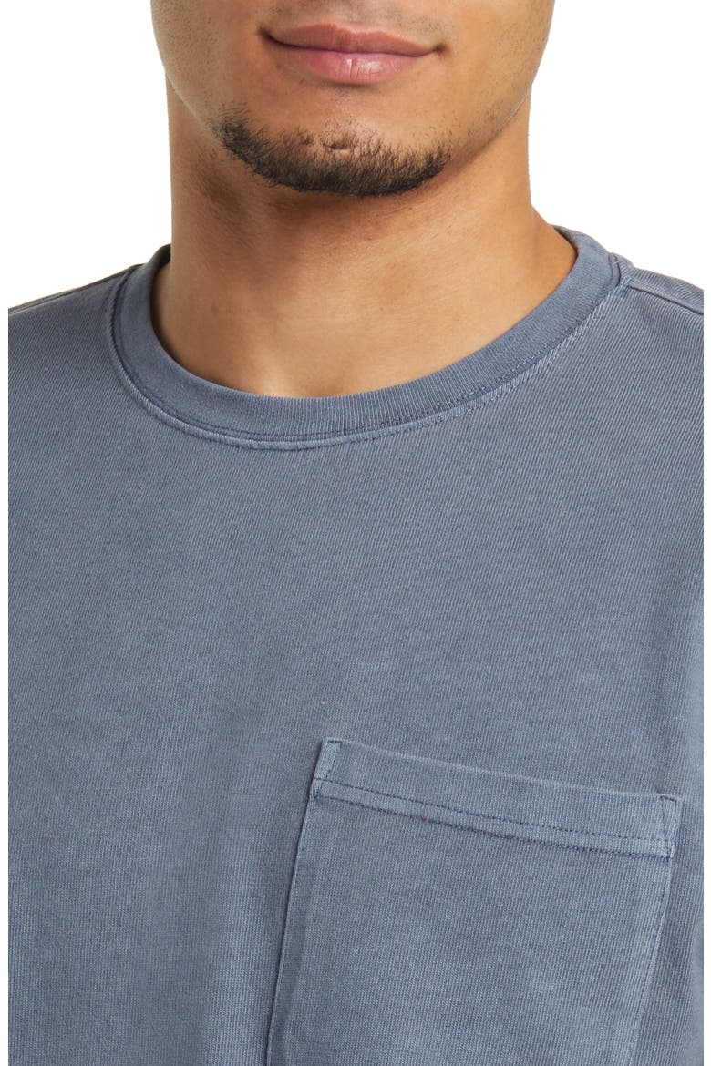 Cyd Long Sleeve Cotton T-Shirt, Alternate, color, STEEL