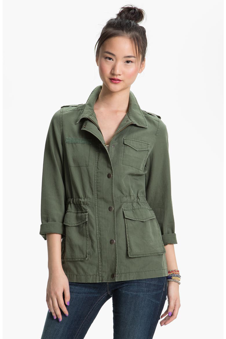 Utility Jacket, Main, color, GREEN- THYME