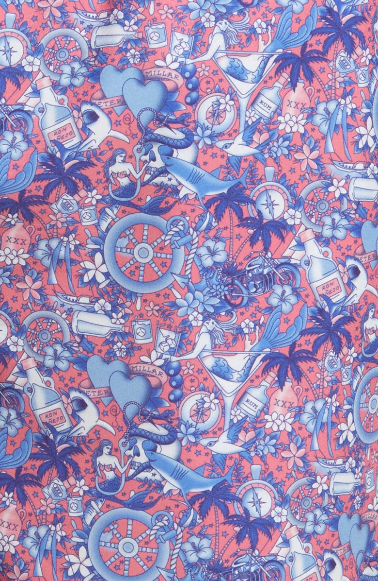 Peter Millar Tic Tac Tatt Swim Trunks, Alternate, color, 