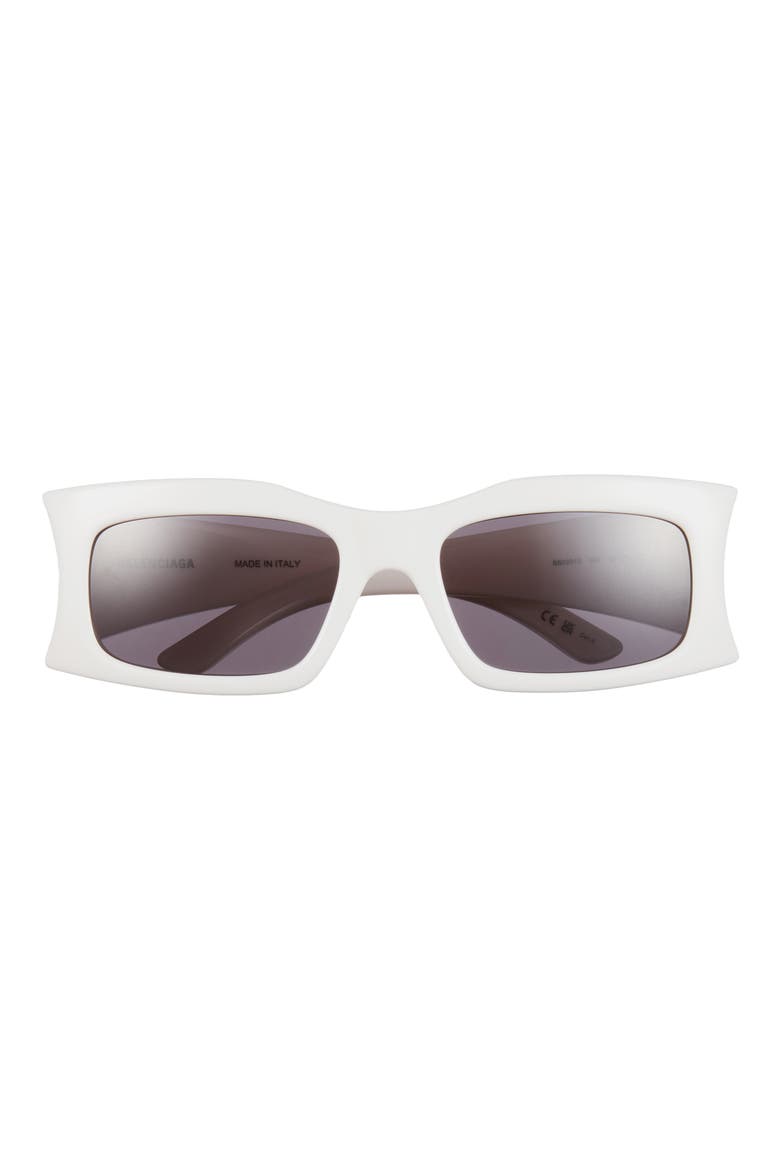 Rectangular Sunglasses, Main, color, IVORY IVORY GREY