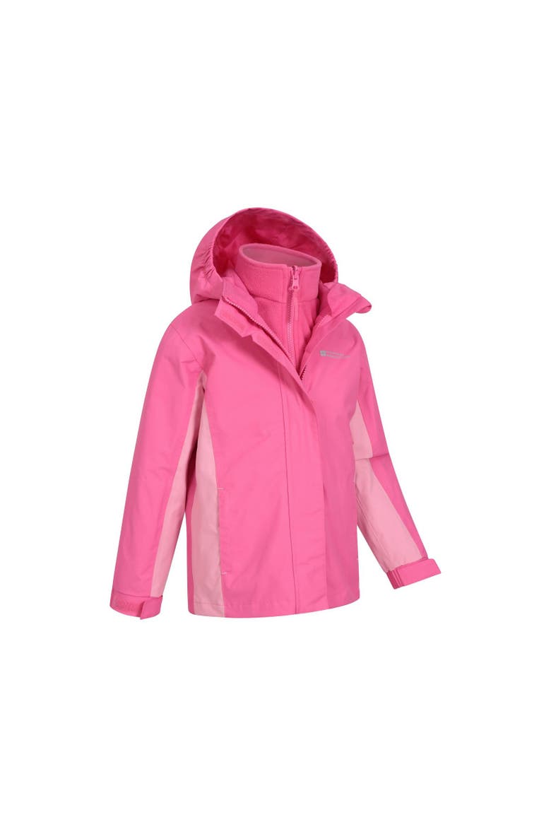 Childrens/Kids Lightning 3 in 1 Waterproof Jacket, Alternate, color, Light Pink