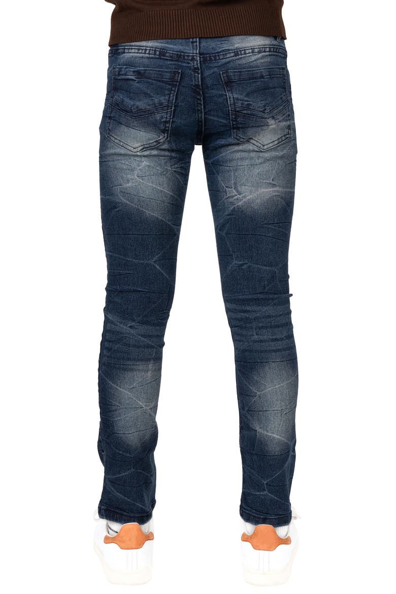 Kids' Stretch 5-Pocket Skinny Jeans, Alternate, color, MED BLUE