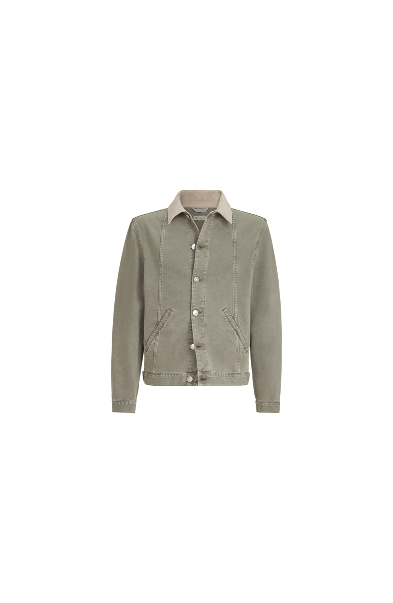 Brunello Cucinelli Garment-dyed outerwear jacket, Main, color, 