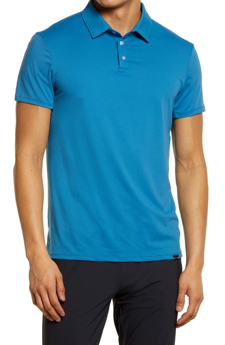 Barbell Apparel Men's Havok Stretch Solid Golf Polo, Main, color, 