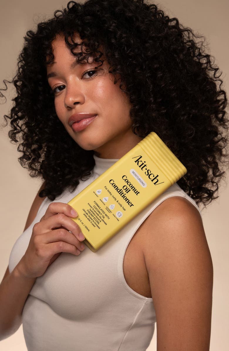 Kitsch Coconut Oil Conditioner for Dry, Damaged Hair, Alternate, color, 