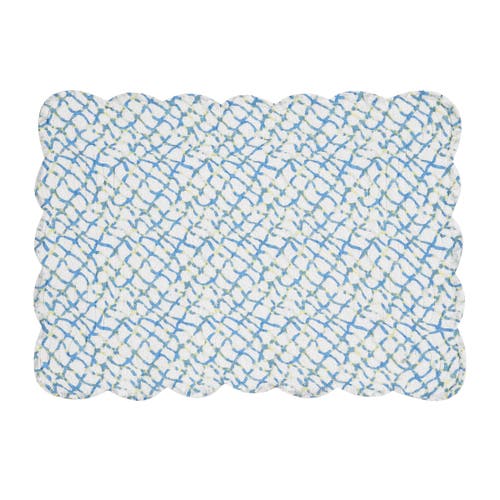 C & F Home C&f Home Marino Quilted Reversible Colorful Coastal Placemats Set Of 6 In Blue